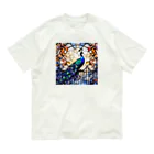 タカヤマ・サイトの絢爛豪華・孔雀 Organic Cotton T-Shirt