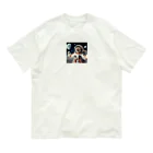 かじゅえんの月面着陸したチャトラくん Organic Cotton T-Shirt