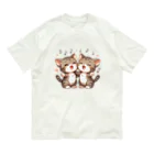 チェリモヤのねこコーラス 10 Organic Cotton T-Shirt