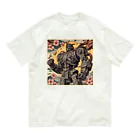 EIKATSU（和風テイスト）の未来の侍メカ Organic Cotton T-Shirt