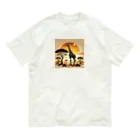 akinyan3128の夕日の中のキリンさん Organic Cotton T-Shirt