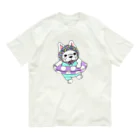 2216studioのわーい、夏だよー！のフレブルちゃん。 オーガニックコットンTシャツ