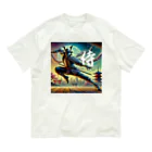 mtarousのサムライ Organic Cotton T-Shirt