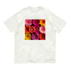 オンラインショップイエローリーフの色鮮やかな綺麗な花 Organic Cotton T-Shirt