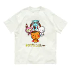 イロニコのカツブシンジャー Organic Cotton T-Shirt