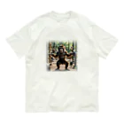 cache2445の鍛えているサル Organic Cotton T-Shirt