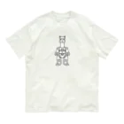 へっぽこデザインのメカアルパカ オーガニックコットンTシャツ