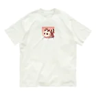 あるてごのかわいいシマエナガのキャラクターグッズです オーガニックコットンTシャツ