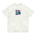 shoma7007の赤富士 オーガニックコットンTシャツ