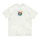 pyoromalの絵具が垂れちゃった・・・ オーガニックコットンTシャツ