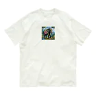 totetunのゆりゆるゾウさん Organic Cotton T-Shirt