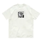 kensuke Ouchiのデザインハート オーガニックコットンTシャツ