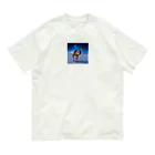 こまつな猫のビョン太郎とキャメルン Organic Cotton T-Shirt