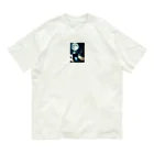 sasatasoの月とインク瓶 Organic Cotton T-Shirt