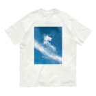 IMABURAIのClimbing the clouds オーガニックコットンTシャツ