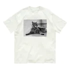 Cafe_antibesのドラちゃん Organic Cotton T-Shirt