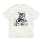 Cafe_antibesのドラちゃん 2 Organic Cotton T-Shirt