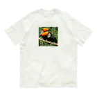 urako77のオニオオハシ求愛 Organic Cotton T-Shirt