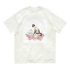オレはニャン蔵の猫と石。ときどき薔薇。② Organic Cotton T-Shirt