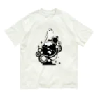 ろう飼い主のオウムと地球儀 Organic Cotton T-Shirt