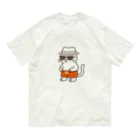 マカロンのサングラスをかけたネコ Organic Cotton T-Shirt