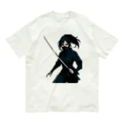 oto_jpのNinja Girl T-Shirt 女忍者Tシャツ Organic Cotton T-Shirt
