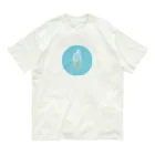 marinaのソフトクリーム（neon mint circle） オーガニックコットンTシャツ