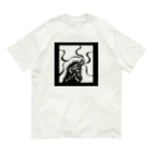 ツバメ堂のカラス（モノクロ） Organic Cotton T-Shirt