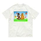 Lily bird（リリーバード）の仲良し猫さん Organic Cotton T-Shirt