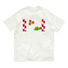 Lily bird（リリーバード）の矢がすりフレーム ホオズキ Organic Cotton T-Shirt