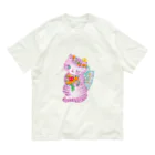 メルティカポエミュウのミュウシュカフェアリー(せなかに天使の羽) Organic Cotton T-Shirt