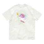 メルティカポエミュウのあんじぇらーぬ(せなかに天使の羽) オーガニックコットンTシャツ