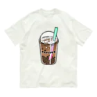 Cɐkeccooのタピオカマニア-ミルクティー Organic Cotton T-Shirt