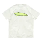 ぺちぺち工房 Pechi Pechi Atelierのわに オーガニックコットンTシャツ