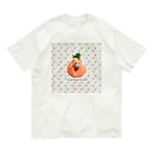 ぺちぺち工房 Pechi Pechi Atelierのハムスターの椿 オーガニックコットンTシャツ