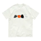 おもち屋さんのハロウィンの仲間たち オーガニックコットンTシャツ