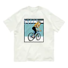 nidan-illustrationのCANDY BALL (fixie girl) オーガニックコットンTシャツ