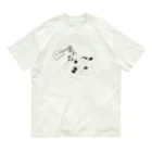 Lily bird（リリーバード）の奏でるギター 線画 Organic Cotton T-Shirt