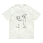 みらくるだっしゅ by HarikoChokanのWILL YOU BE MY FRIEND? オーガニックコットンTシャツ