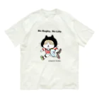 ほっかむねこ屋（アトリエほっかむ）のラグビーねこ　#ラグビー #猫 Organic Cotton T-Shirt