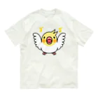 まめるりはことりのまるまるオカメインコ【まめるりはことり】 オーガニックコットンTシャツ