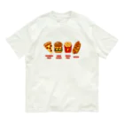 すとろべりーガムFactoryのジャンクフード コンボ オーガニックコットンTシャツ