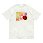 St.SKのアップル オーガニックコットンTシャツ