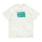 七味田飾品街のオバケな魚 オーガニックコットンTシャツ