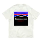 inewsarkaの樽前山 オーガニックコットンTシャツ