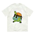 316(MIHIRO)のスペインイシガメとクサガメちゃん Organic Cotton T-Shirt