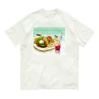 志瓜のSUZURIのおろしそハンバーグとトニックベリーのセット オーガニックコットンTシャツ