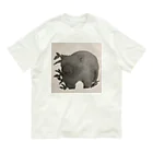 砂糖 線画のウォンバット Organic Cotton T-Shirt