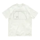 AURA_HYSTERICAのFibonacci_Blocks オーガニックコットンTシャツ