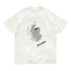 MedusasのScotch Whisky‘s  map (モノクロver) Organic Cotton T-Shirt